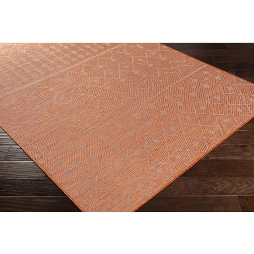 Surya Pasadena PSA-2377 Burnt Orange 2'6" x 7'3" Rug