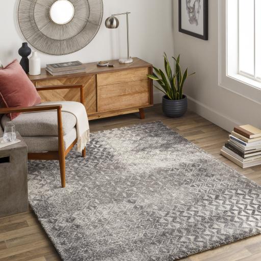 Surya Pembridge PBG-1001 Charcoal Ivory 3'11" x 5'7" Rug