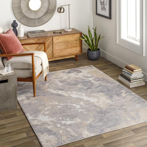 Surya Perception PCP-2308 Beige Black 7'9" x 9'6" Rug