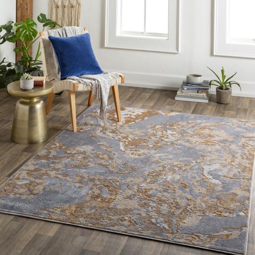 Surya Perception PCP-2313 Charcoal Gray 5'2" x 7' Rug