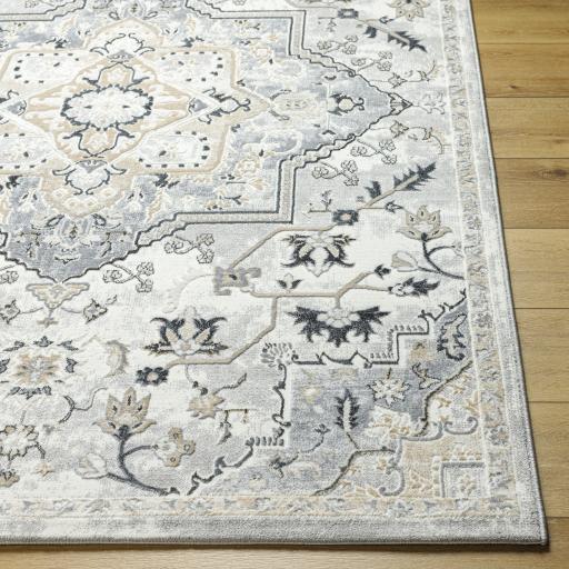 Surya Perception PCP-2317 Beige Charcoal 5'3" x 7' Rug