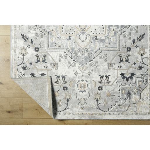 Surya Perception PCP-2317 Beige Charcoal 5'3" x 7' Rug