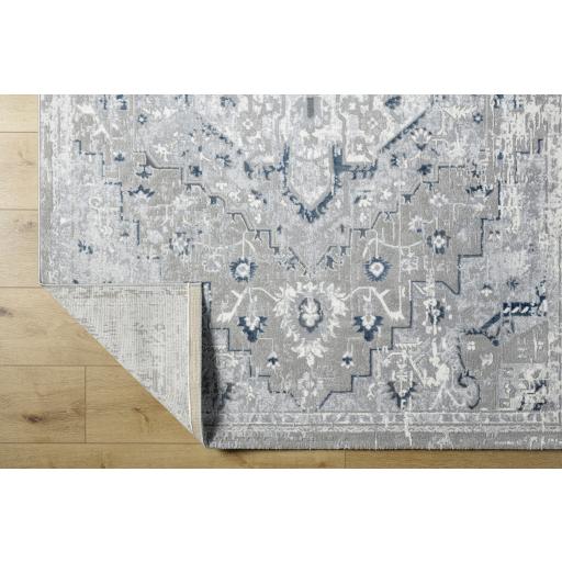 Surya Perception PCP-2318 Cream Gray 5'3" x 7' Rug