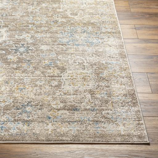 Surya Pertek PTK-2303 Dark Blue Dark Brown 2' x 2'11" Rug