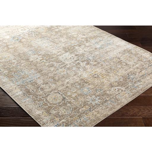 Surya Pertek PTK-2303 Dark Blue Dark Brown 2' x 2'11" Rug