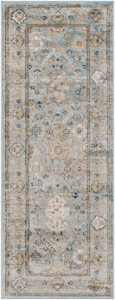 Surya Pertek PTK-2307 Dark Blue Dark Brown 2' x 2'11" Rug