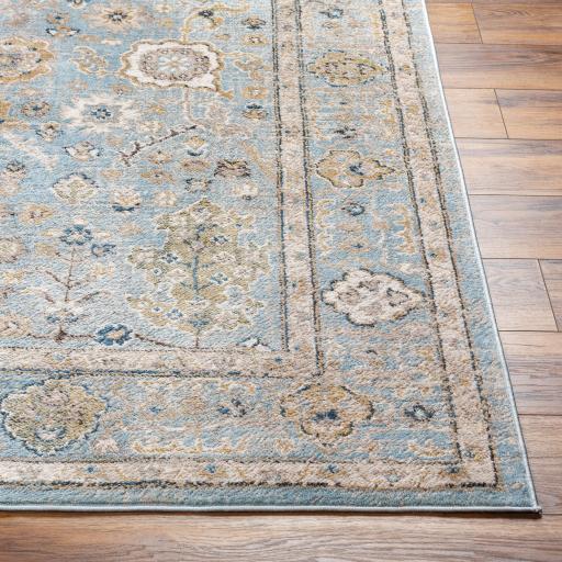 Surya Pertek PTK-2307 Dark Blue Dark Brown 2' x 2'11" Rug