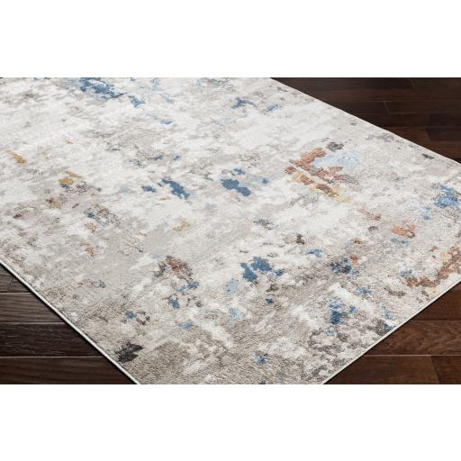 Surya Pertek PTK-2308 Burnt Orange Dark Blue 2' x 2'11" Rug