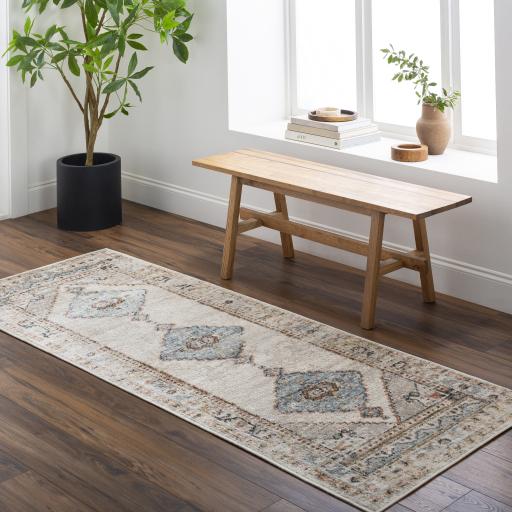 Surya Pertek PTK-2311 Burnt Orange Dark Brown 2' x 2'11" Rug