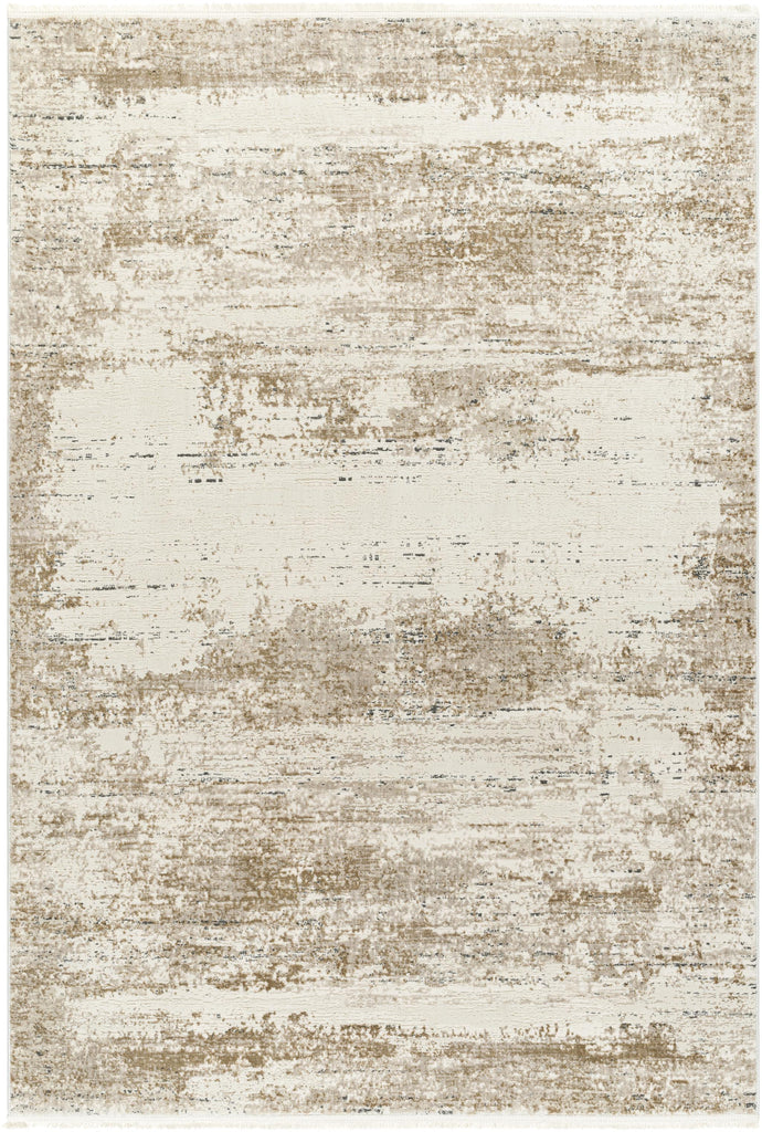 Surya Perugia PRG-2303 Charcoal Cream 5'3" x 7' Rug