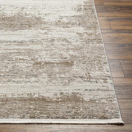 Surya Perugia PRG-2303 Charcoal Cream 5'3" x 7' Rug