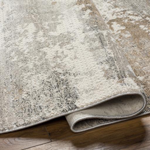 Surya Perugia PRG-2305 Charcoal Cream 5'3" x 7' Rug