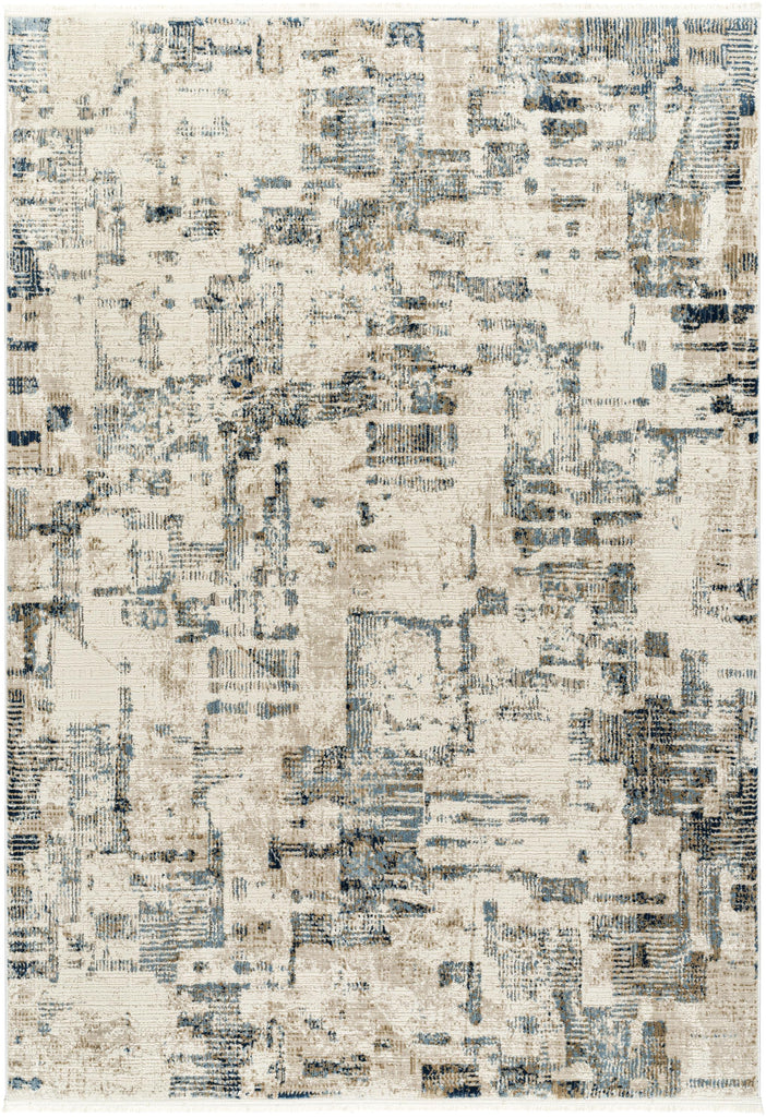 Surya Perugia PRG-2309 Charcoal Ivory 5'3" x 7' Rug