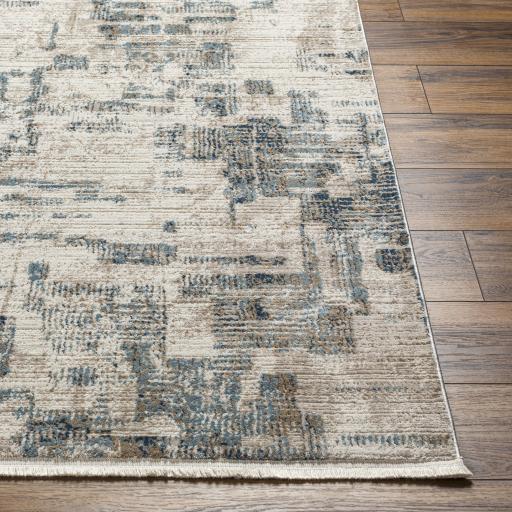 Surya Perugia PRG-2309 Charcoal Ivory 5'3" x 7' Rug