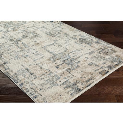 Surya Perugia PRG-2309 Charcoal Ivory 5'3" x 7' Rug