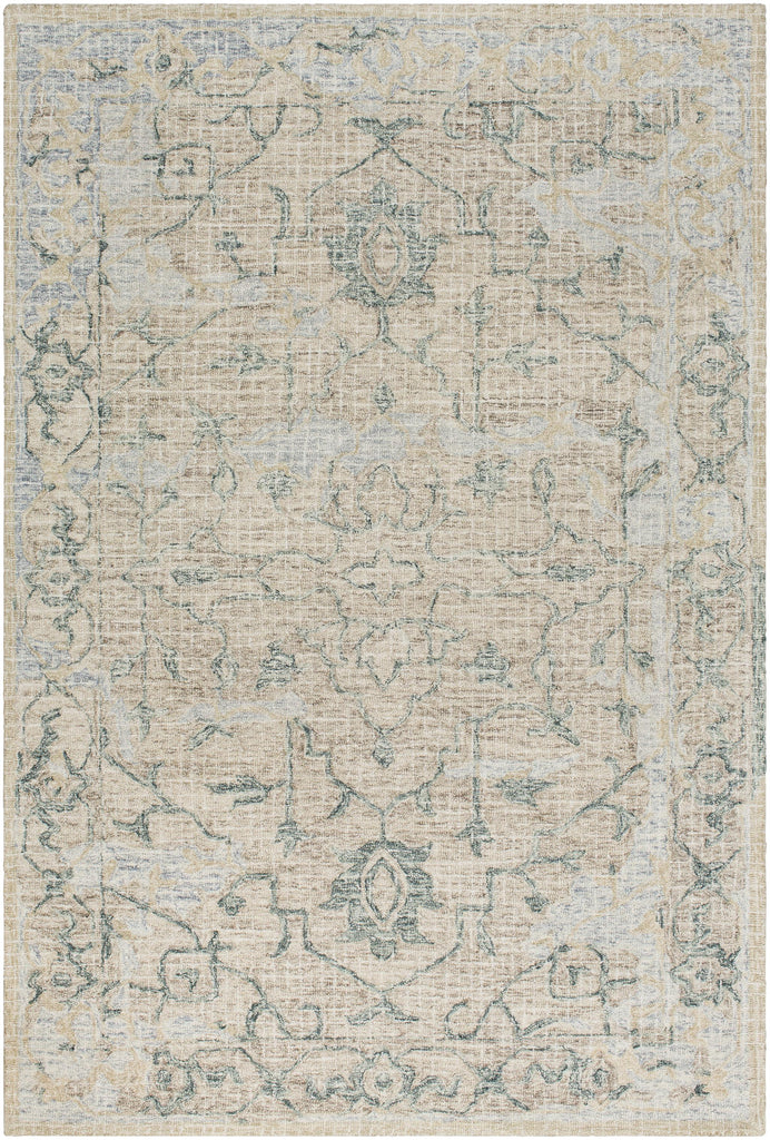 Surya Piastrella PST-2303 Beige Dark Green 2' x 3' Rug