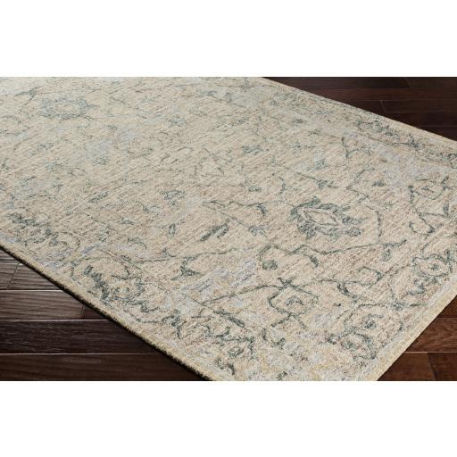 Surya Piastrella PST-2303 Beige Dark Green 2' x 3' Rug