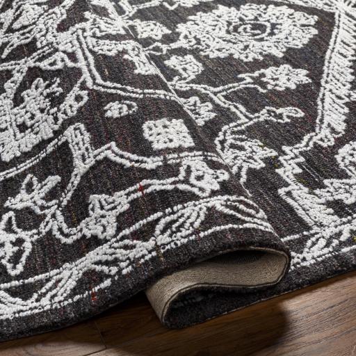 Surya Piazza PZZ-2302 Charcoal White 2' x 3' Rug