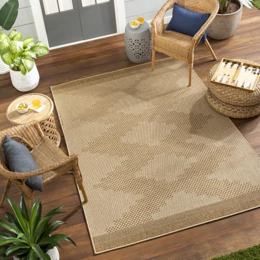 Surya Pismo Beach PMB-2301 Amber Dark Brown 2' x 2'11" Rug