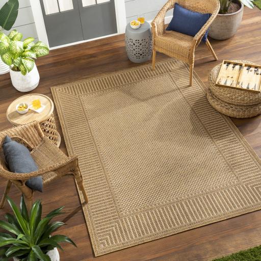 Surya Pismo Beach PMB-2303 Amber Dark Brown 2' x 2'11" Rug