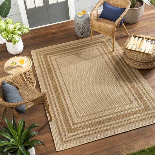 Surya Pismo Beach PMB-2304 Amber Dark Brown 2' x 2'11" Rug