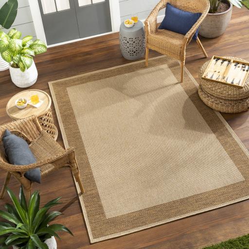 Surya Pismo Beach PMB-2309 Amber Dark Brown 2' x 2'11" Rug