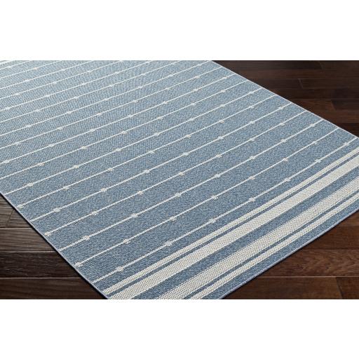 Surya Pismo Beach PMB-2312 Blue White 1'11" x 2'11" Rug