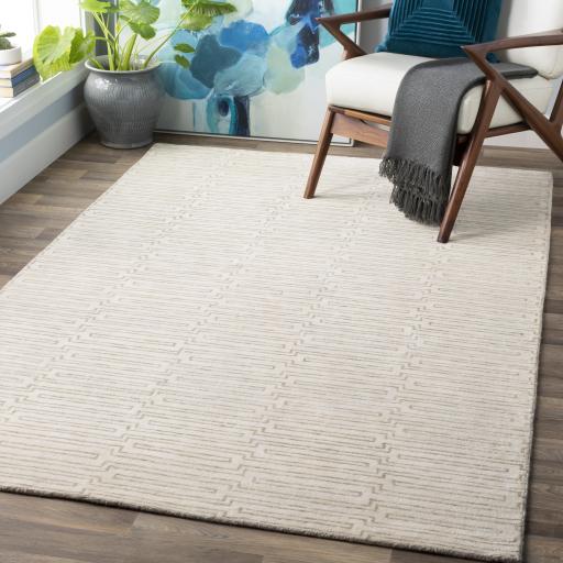 Surya Platinum PLAT-9029 Beige Cream 2' x 3' Rug