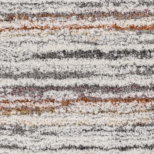 Surya Polaris PRI-2301 Amber Black 5'2" x 7' Rug