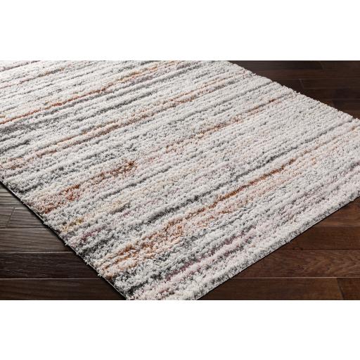 Surya Polaris PRI-2301 Amber Black 5'2" x 7' Rug