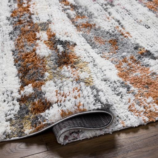 Surya Polaris PRI-2305 Amber Black 5'2" x 7' Rug