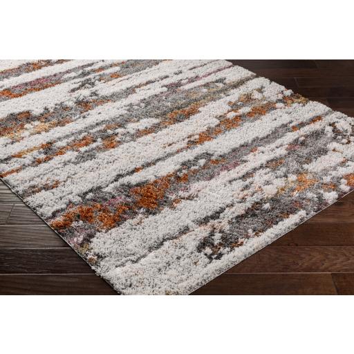 Surya Polaris PRI-2305 Amber Black 5'2" x 7' Rug