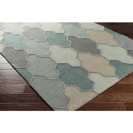 Surya Pollack AWAH-2036 Charcoal Dusty Sage 2' x 3' Rug