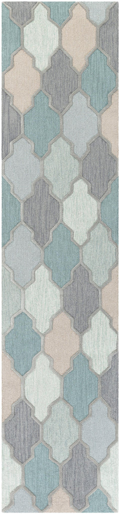 Surya Pollack AWAH-2036 Charcoal Dusty Sage 7'6" x 9'6" Rug