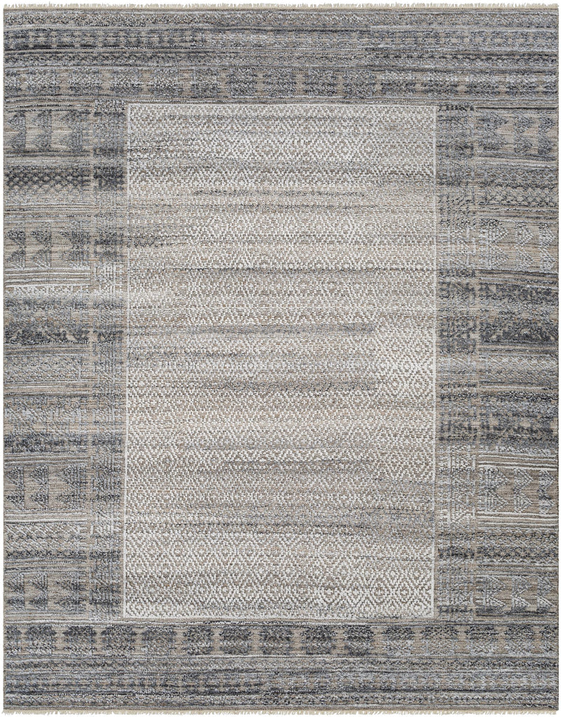 Surya Pompei PPI-2300 Black Cream 2' x 3' Rug