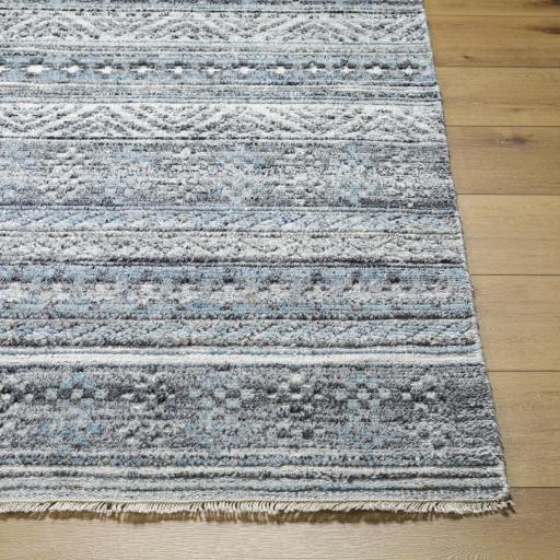 Surya Pompei PPI-2306 Black Blue 10' x 14' Rug