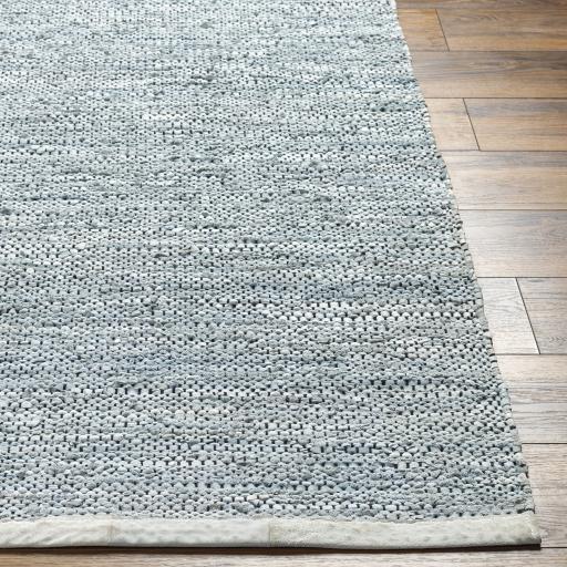 Surya Porter POE-2304 Black Light Gray 2' x 3' Rug