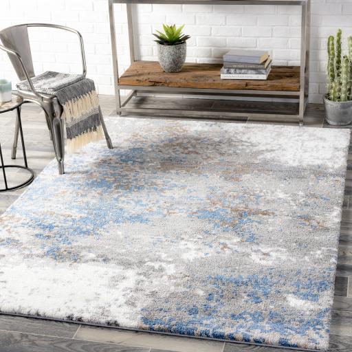 Surya Portofino PTF-2301 Blue Cream 5'3" x 7' Rug