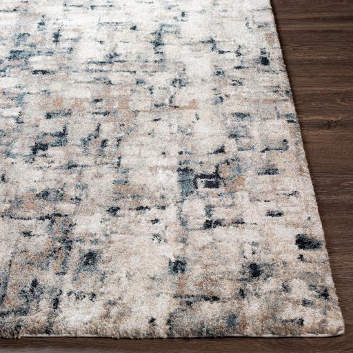 Surya Portofino PTF-2313 Black Cream 5'3" x 7' Rug