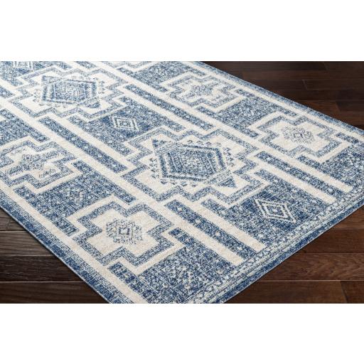 Surya Positano PSN-2315 Cream Navy 5'3" x 7'3" Rug