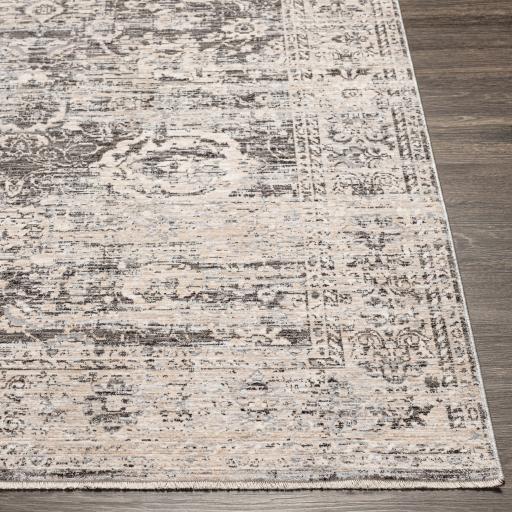 Surya Presidential PDT-2324 Charcoal Cream 3'3" x 10' Rug