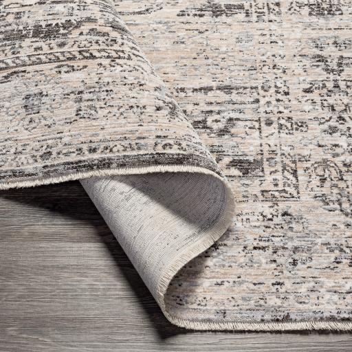 Surya Presidential PDT-2324 Charcoal Cream 3'3" x 10' Rug