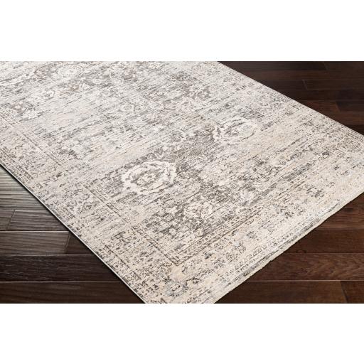 Surya Presidential PDT-2324 Charcoal Cream 3'3" x 10' Rug