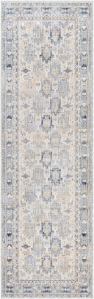 Surya Presidential PDT-2327 Blue Cream 2' x 3'3" Rug