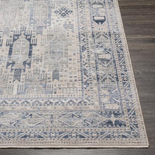 Surya Presidential PDT-2327 Blue Cream 2' x 3'3" Rug