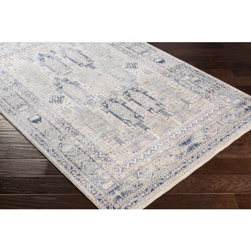 Surya Presidential PDT-2327 Blue Cream 2' x 3'3" Rug