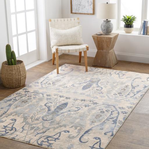 Surya Presidential PDT-2329 Blue Charcoal 3'3" x 8' Rug