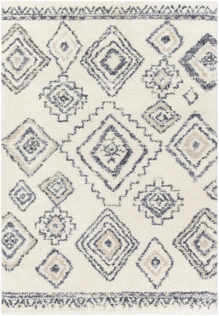 Surya Puffy Shag PFY-2302 Cream Light Beige 7'10" x 10' Rug