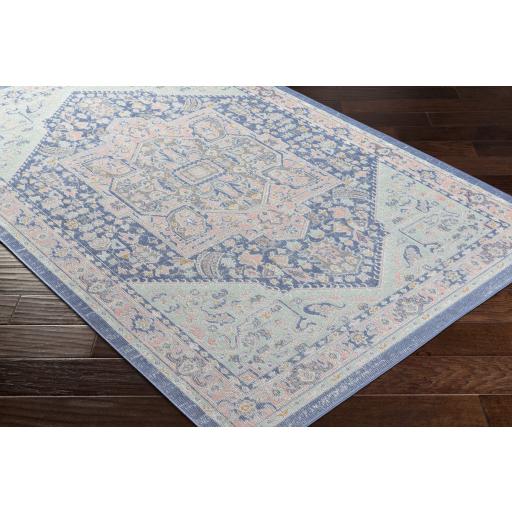 Surya Rafetus ETS-2363 Aqua Coral 2' x 2'11" Rug