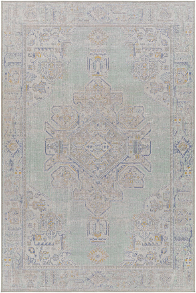 Surya Rafetus ETS-2364 Aqua Cream 2' x 2'11" Rug